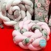 Womar-Zaffiro Мягкий Бортик для детской кроватки Pink rose