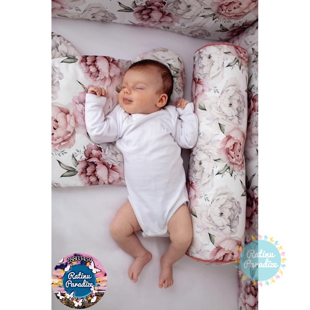 apmalītes-veltņi ir ne tikai drošības sajūtas radīšana mazulim viņa lielajā gultiņā, bet arī lielisks interjera papildinājums istabā.