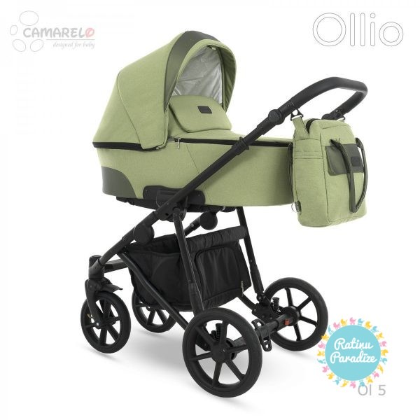bērnu-ratiņi-2in1-3in1-CAMARELO-OLLIO-Ol-5-Green-детская-коляска-рига-ratinuparzdize (5)