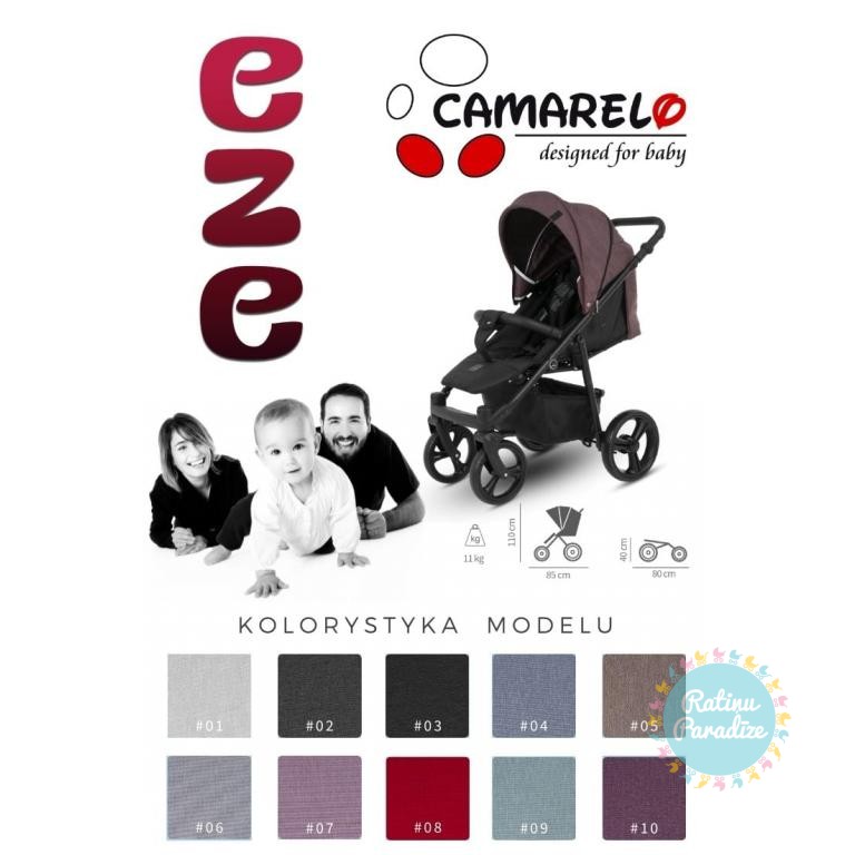 sporta-rati-camarelo-eze-krāsas-спортивная-коляска