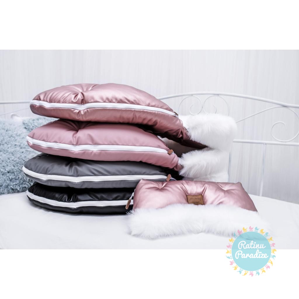 guļammaiss ratiem Winter set Alaska – Hot pink – White (11)