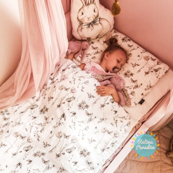 BABYSTEPS-bērnu-gultas-veļas-komplekts-(135×100 см)-Nature