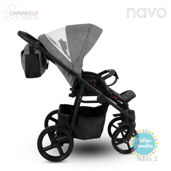 bērnu rati CAMARELO NAVO grey (2)