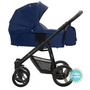 bērnu rati Bebetto NICO 208 (rāmis+kulbiņa) dark blue