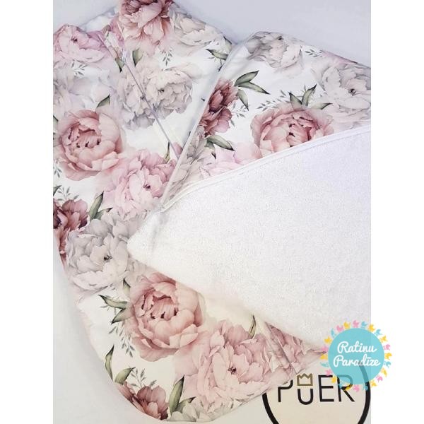 PUER – bērnu – dvielis – ar – kapuci – 100×100 cm – Lovely – roses (3)