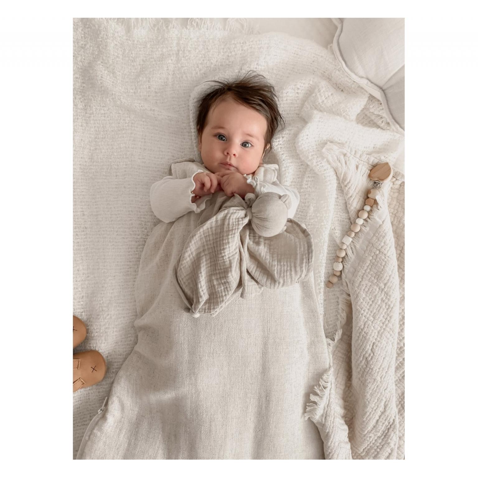 BABYSTEPS bērnu guļammaiss – Linen – White (5)
