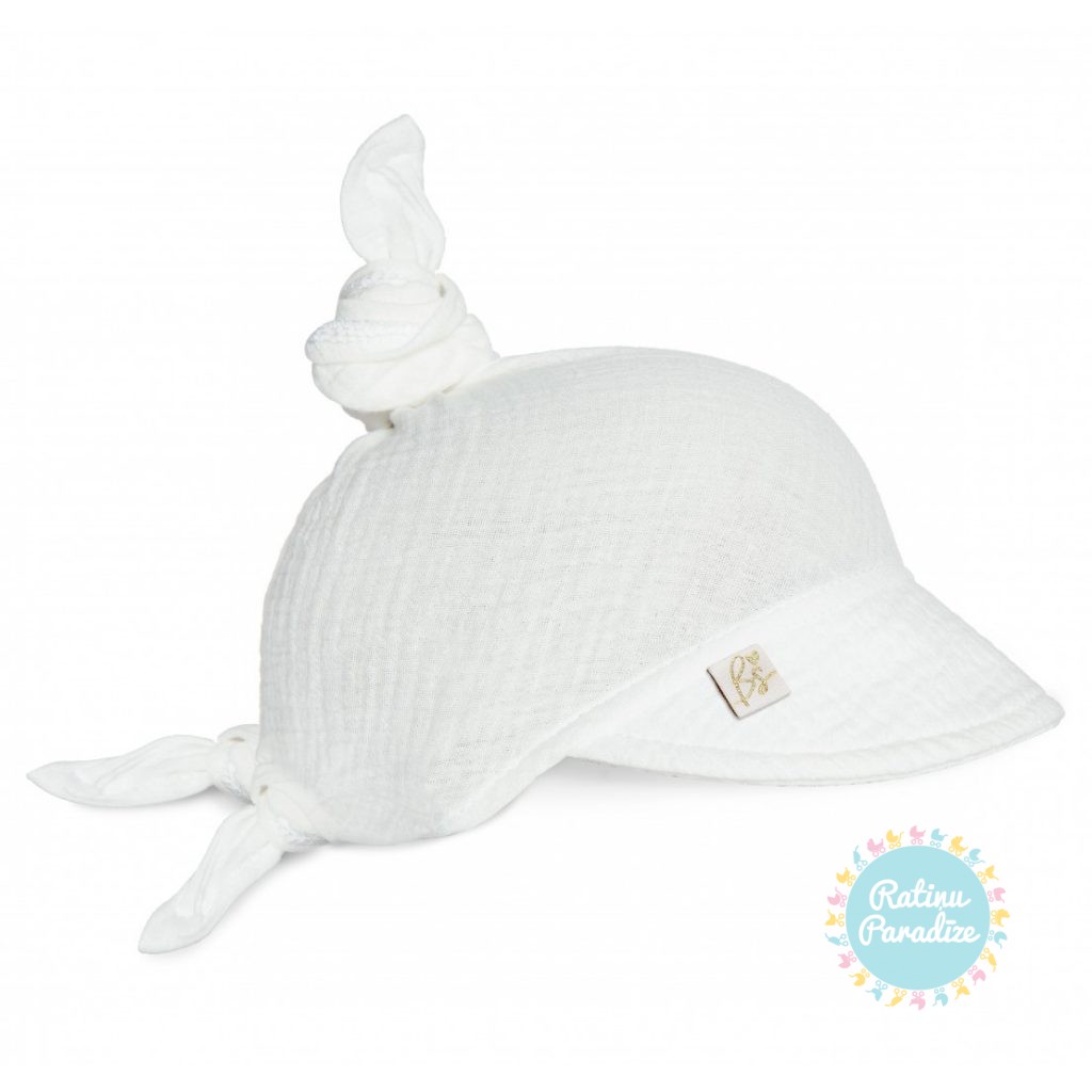 Bērnu-muslina-cepure-lakatiņš-BABYSTEPS-White (8)