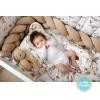Apmale “bizīte” bērnu gultiņai PUER (210 cm) — Savanna Velvet, beige (1)