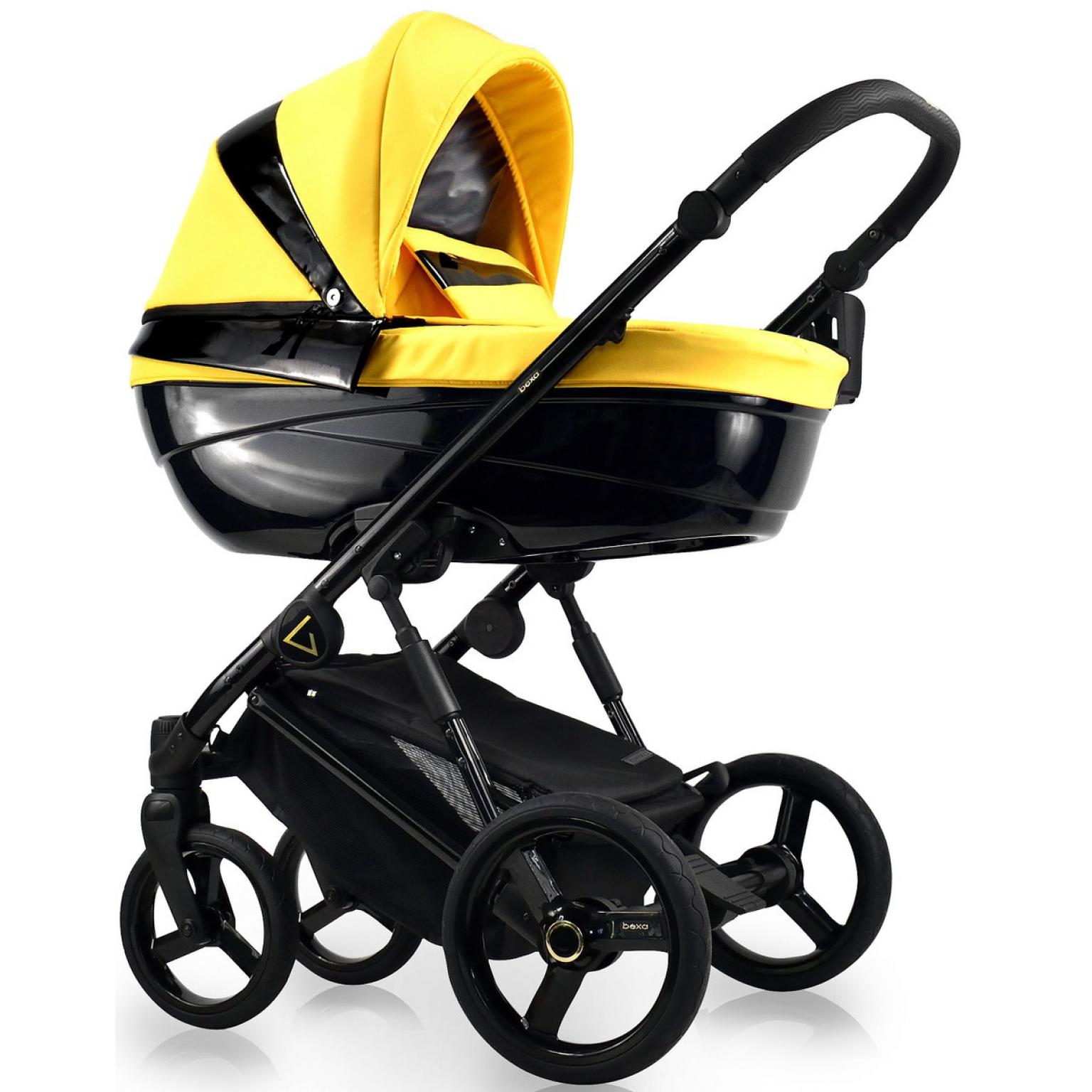 Bērnu-rati-BEXA-GLAMOUR-GL08-Yellow