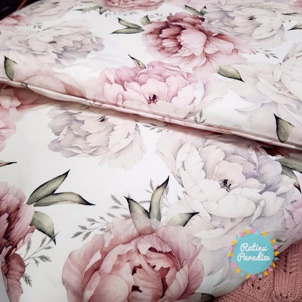Bērnu-gultas-veļas-komplekts-PUER-no 4 daļām-35×100см-Lovely-roses-(1)-ratinu-paradize