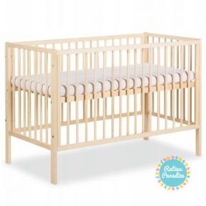 Bērnu-kokā-gultiņa-KLUPS-FRANK-120×60-Pine-Детская-деревянная-кроватка-рига (1)